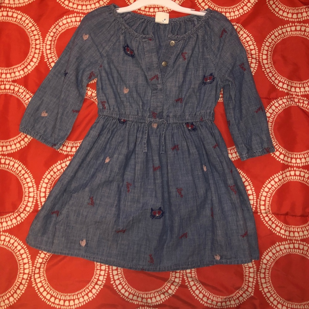 Toddler Gap denim dress. Worn once!